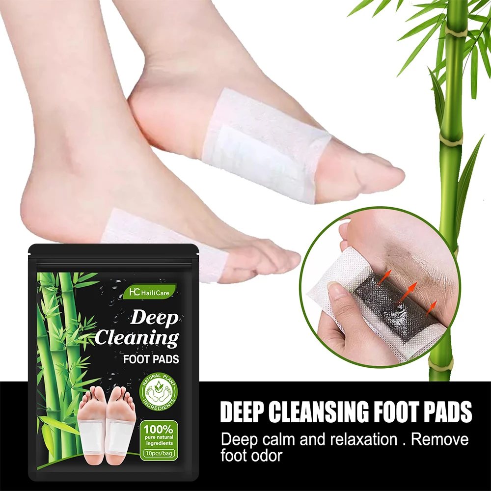 Detox Foot Patch - 10 sztuk/worek Detoksykujące plastry na stopy