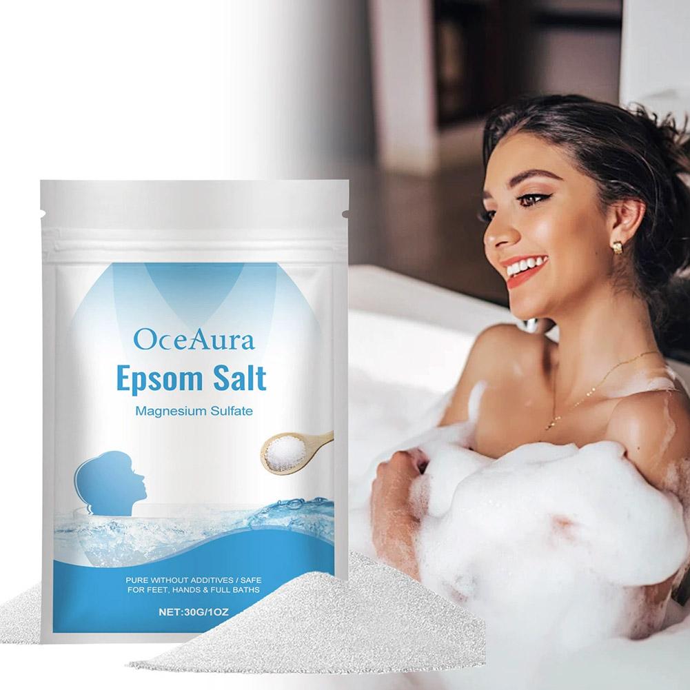Bath Salts Magnesium - 30g Soli Słonianej Sulfat Magnezu Nawilżająca