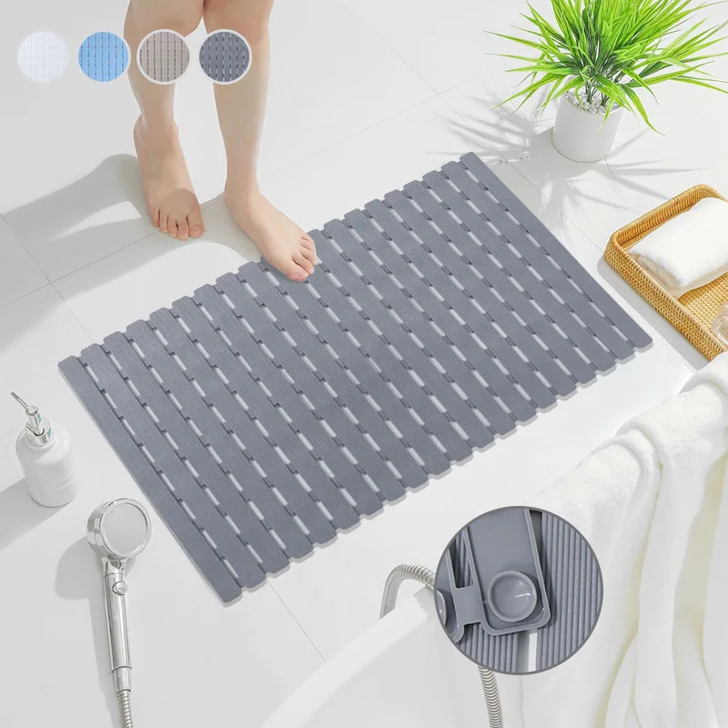 Bamboo Bath Mat - 1 szt. Mata do wanny antypoślizgowa,