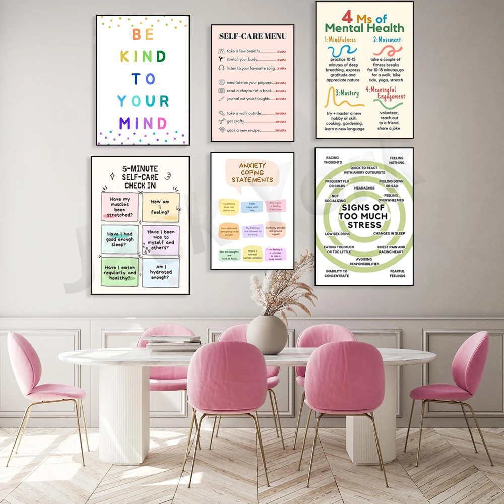 Self Care Check In Poster, Men – Therapy Health And Wellness recenzja i cena