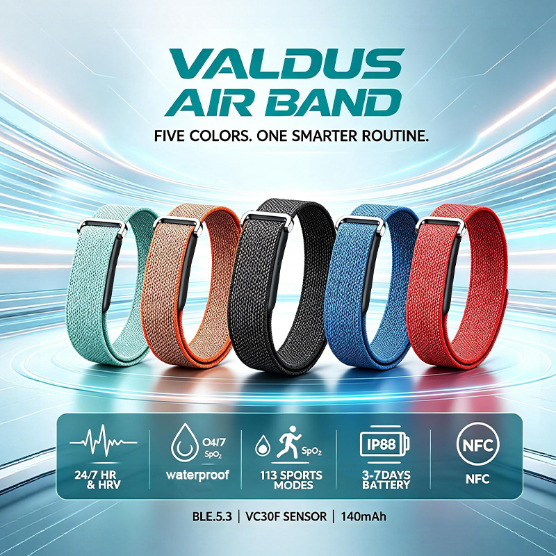 Inteligentna opaska VALDUS Air – Health Wellness Bracelet recenzja i cena