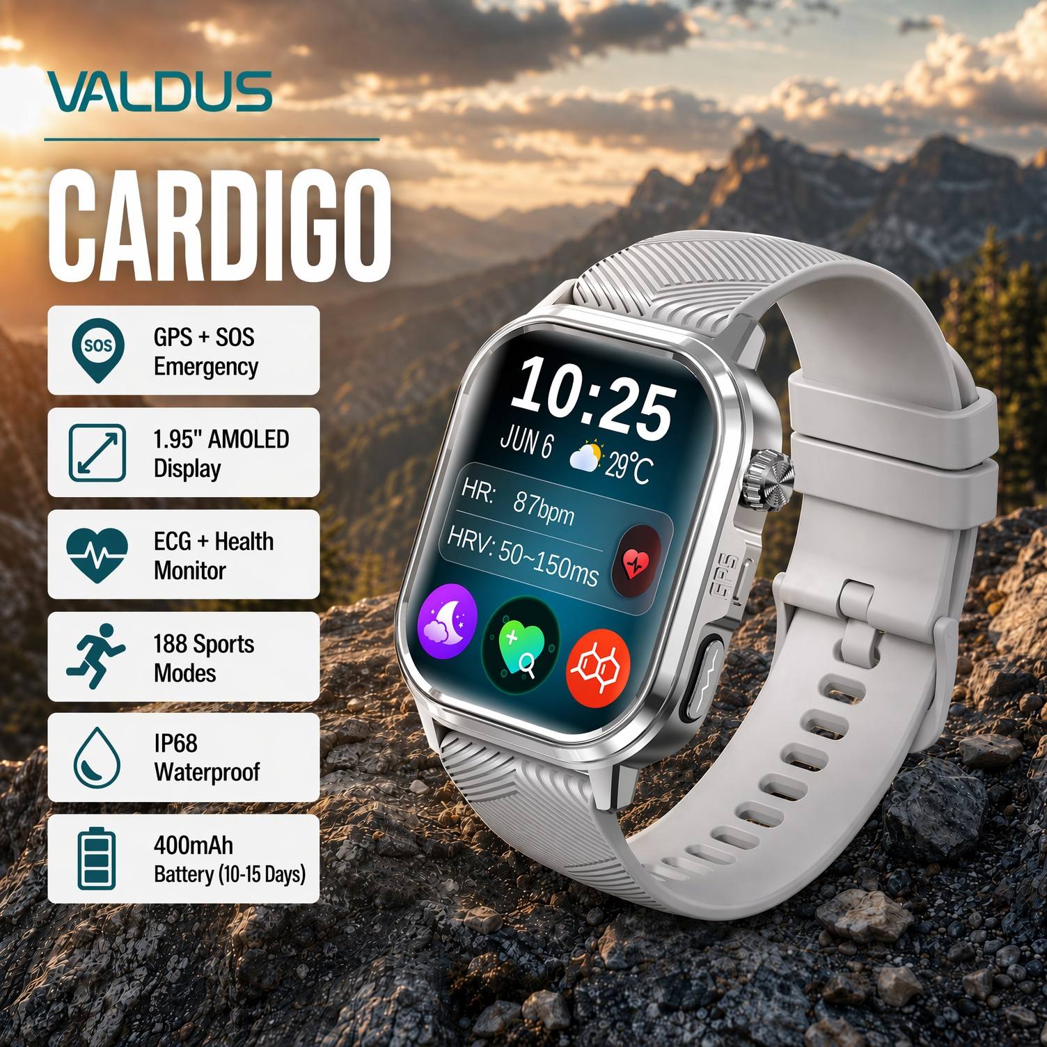 VALDUS CARDIGO Smartwatch dla  – Health & Wellness Unlimited recenzja i cena